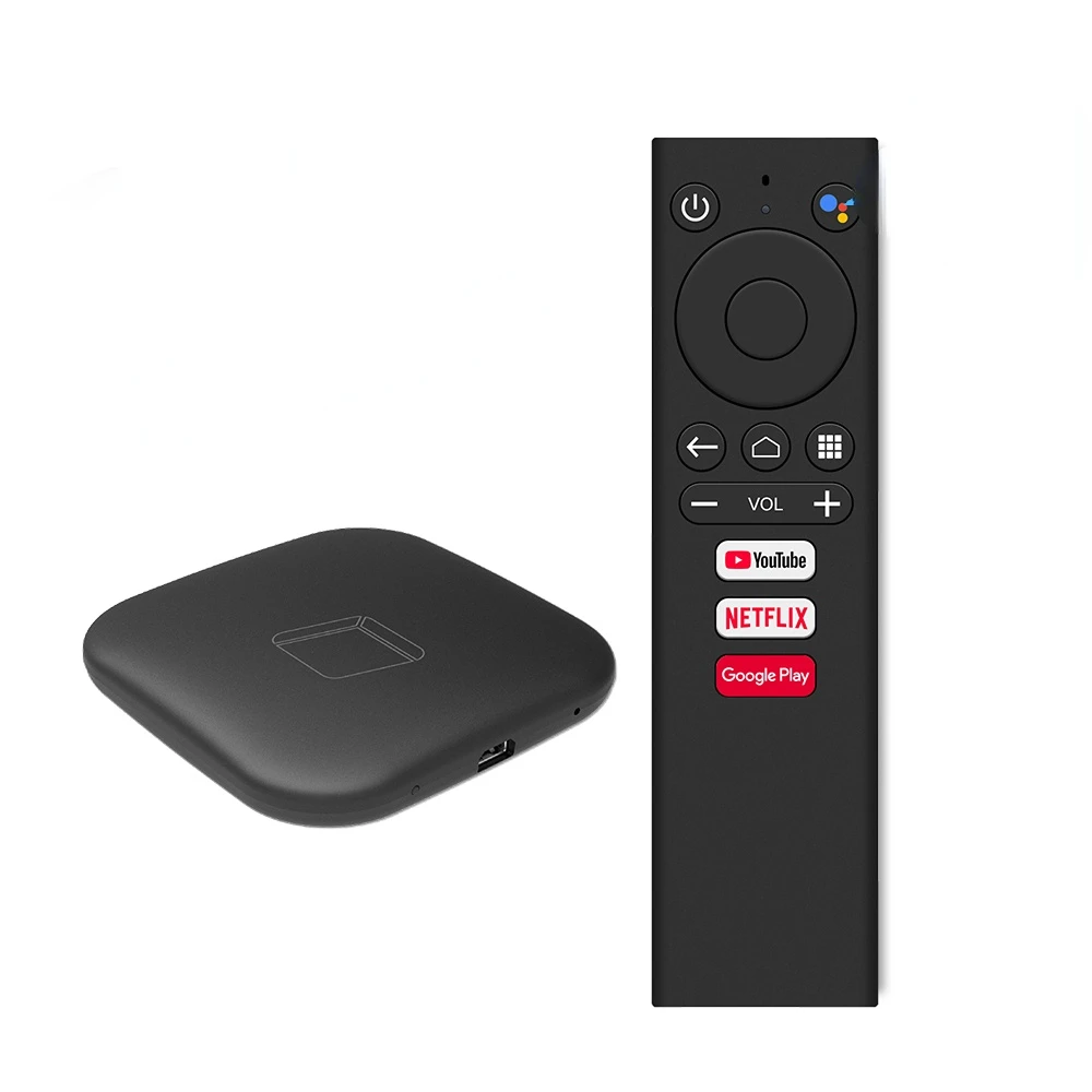 Фото ТВ-приставка HY1netflix ott iptv smart android 9 2021 amlogic s905y2 4k 2,4g Φ Двухдиапазонная WiFi android телеприставка №5
