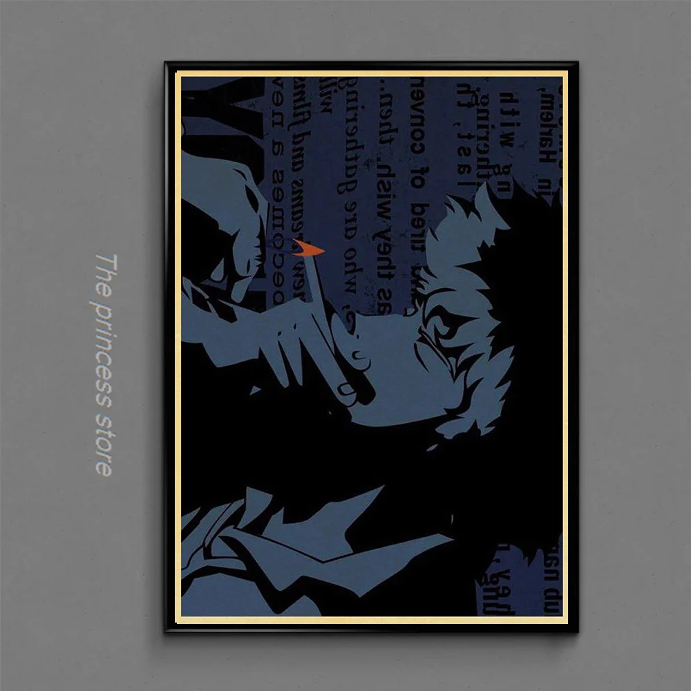 Новый Винтажный ковбойский постер Bebop постеры из японского аниме с принтом
