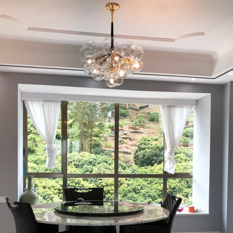 Светодиодные люстры SANDYHA в скандинавском стиле потолочные светильники со