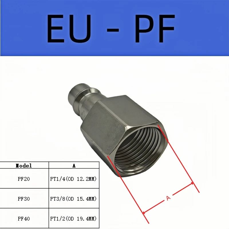 

Пневматический быстроразъемный фитинг Liyadu 1/4", 3/8", 1/2"