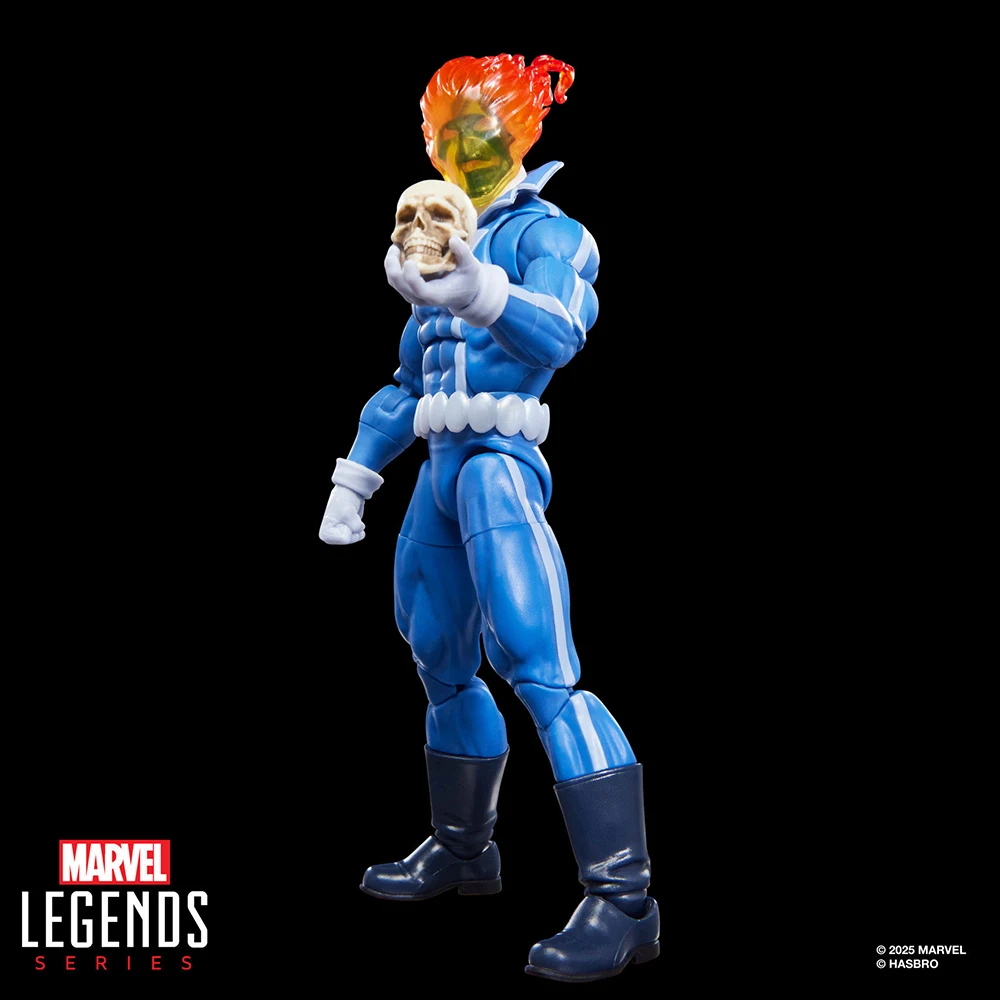 Фото Оригинальная коллекционная фигурка Ghost Rider из серии Hasbro Marvel Legends, 6-дюймовая, изысканная аниме-фигурка, модель для коллекционирования, подарок, игрушка, в наличии №4