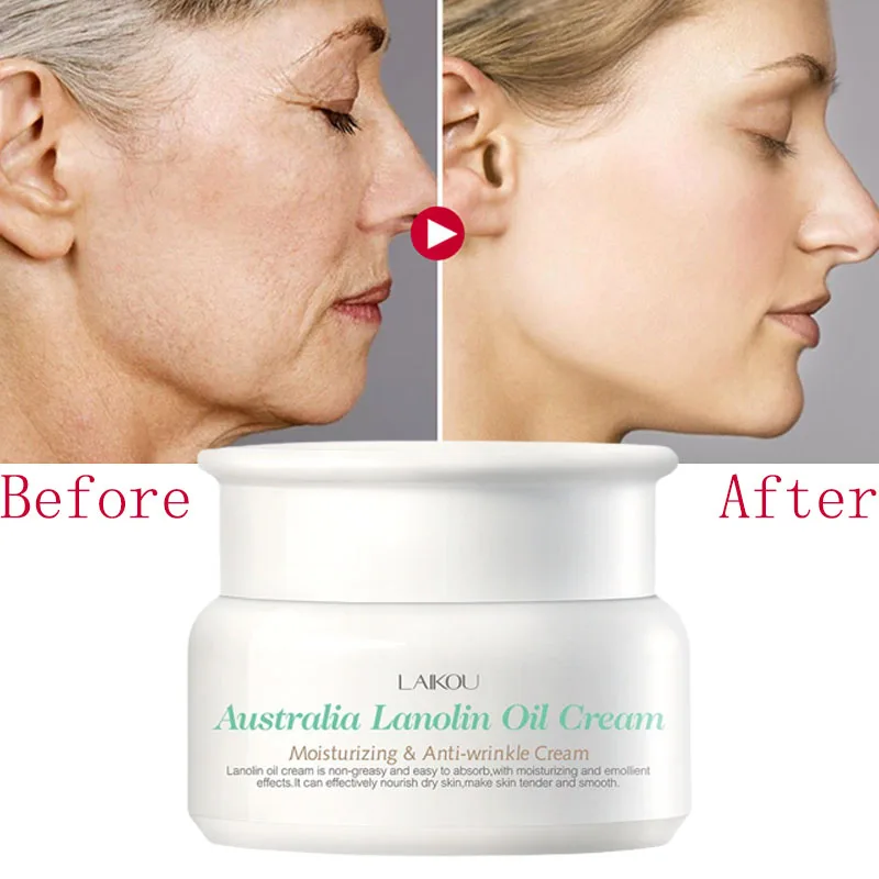 

Lanolin Oil Moisturizing Anti-Wrinkle Cream Repair Damaged Skin Anti Aging Lift Firming Nourishing Whitening Face Eye Body Care