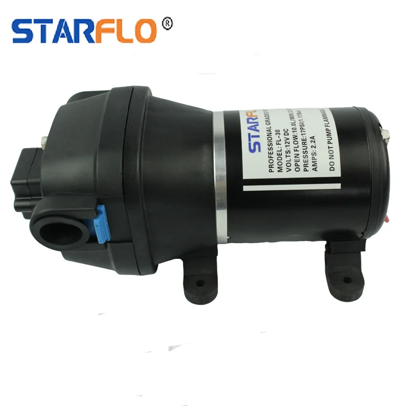 

STARFLO 12V DC 10LPM mini engine high flow diaphragm agriculture car electric water pump