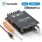 Плата цифрового усилителя мощности Fosi Audio Bluetooth 5,0 TPA3116D2, 100 Вт x2, Hi-Fi стерео AUX