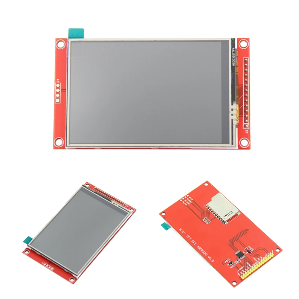 

Последовательный ЖК-модуль TFT HD 3,5 дюйма 480*320 SPI 65K, экран дисплея с приводом сенсорной панели IC ILI9488, с 4 проводами широкого обзора