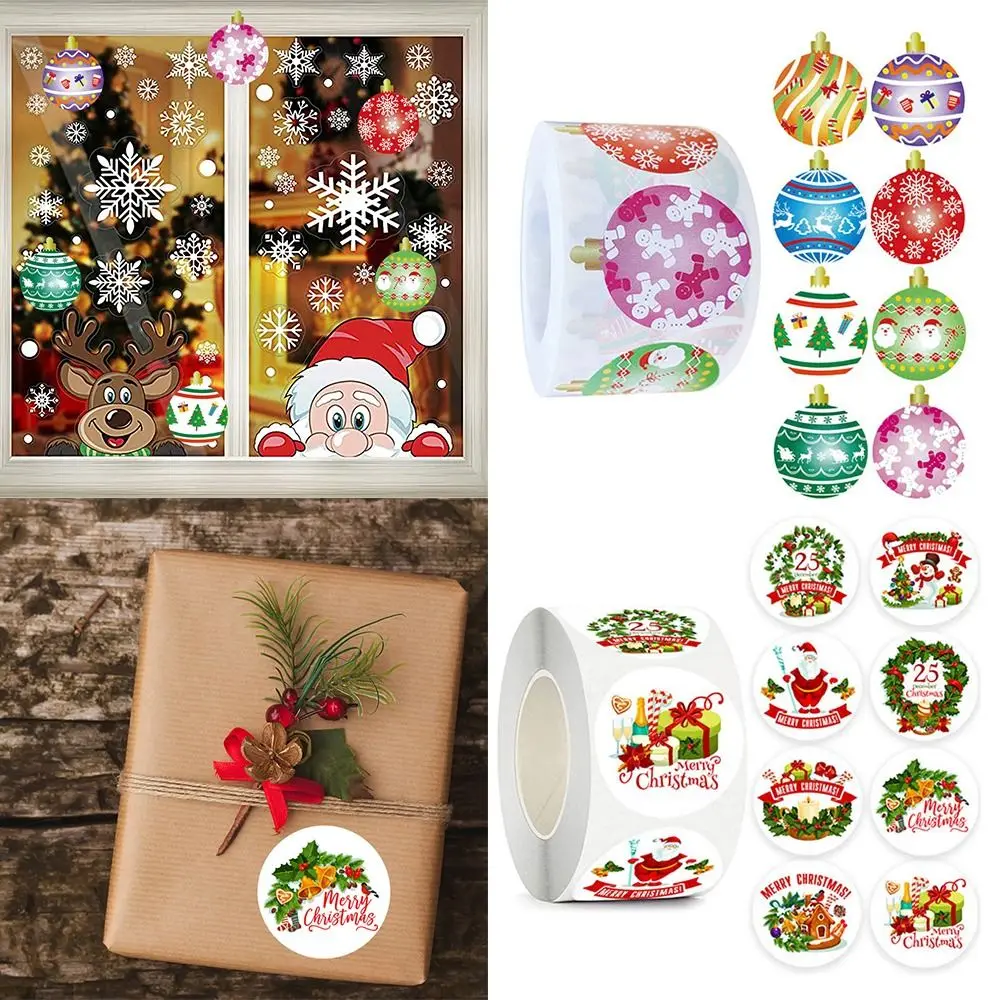 

Stickers Wedding Decor Sticky Note Merry Christmas Xmas Stickers Colorful Balloon Sticker Seal Sticker Adhesive Label