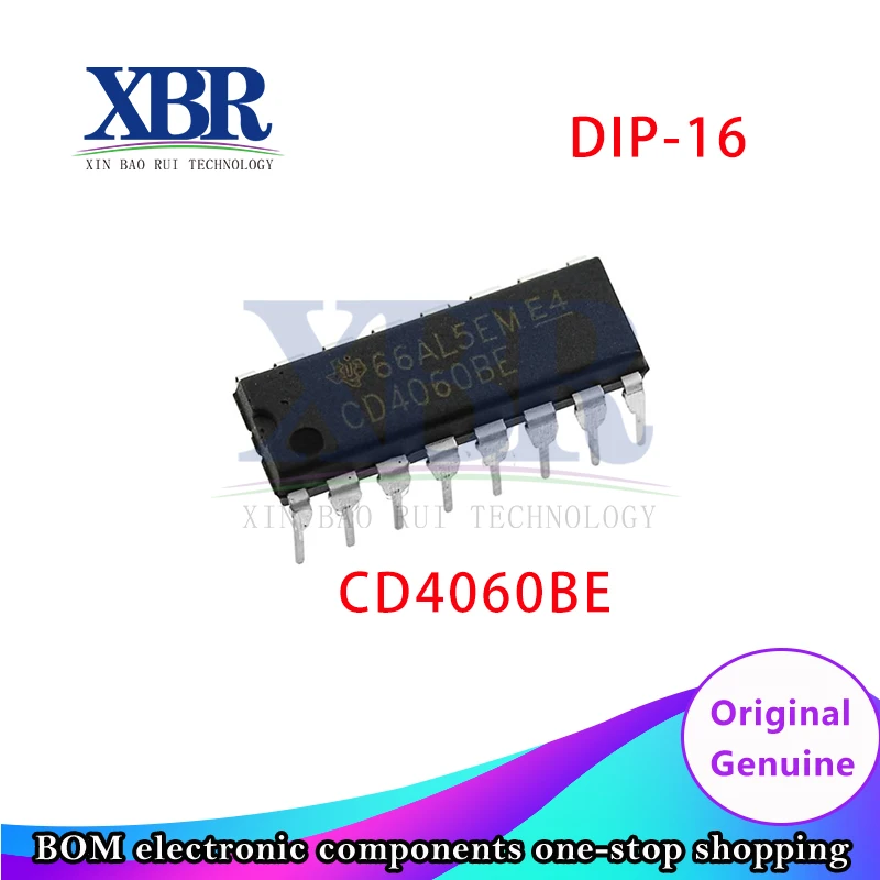 

5PCS CD4060BE DIP-16 Chip IC New Original Oscillators & Resonators