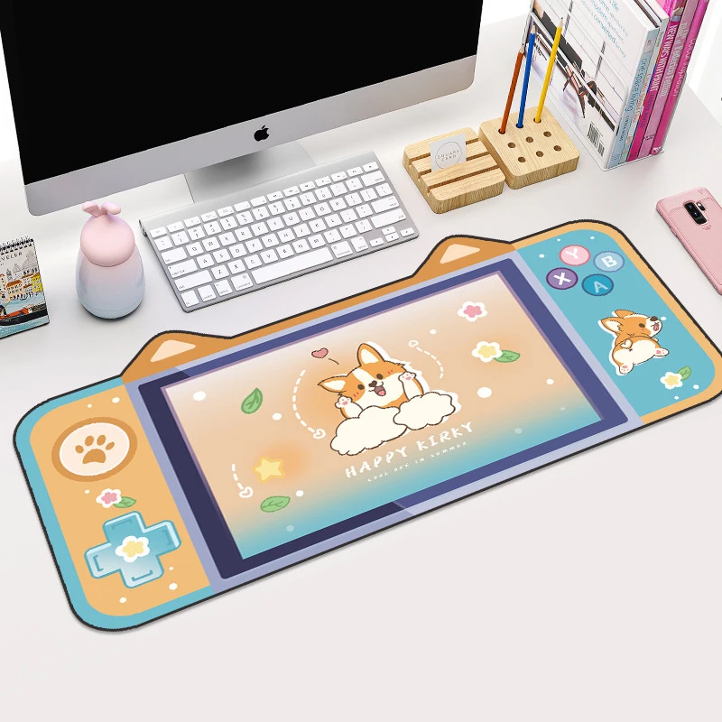 

Gaming Mouse Pad Gamer Cute Cat Cartoon Mouse Pad Women Desk Ins Lovely Rubber