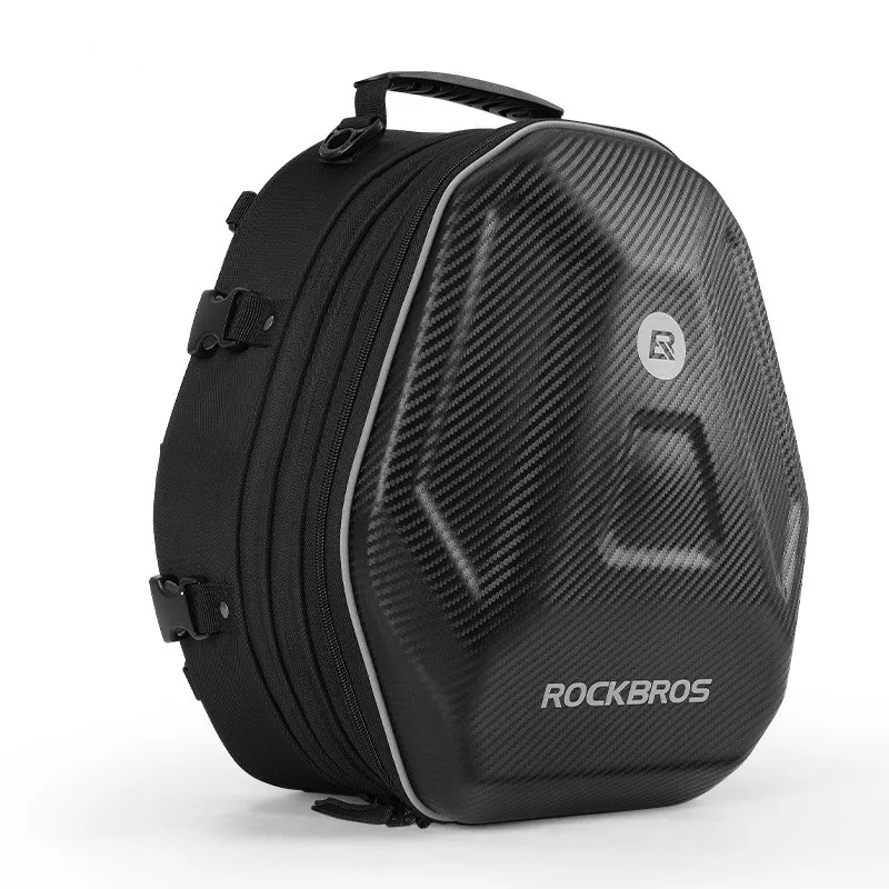 

Водонепроницаемая Сумка-рюкзак ROCKBROS Из Карбонового Волокна Для Мотоциклетного Шлема, Жесткий Чехол Для Хранения