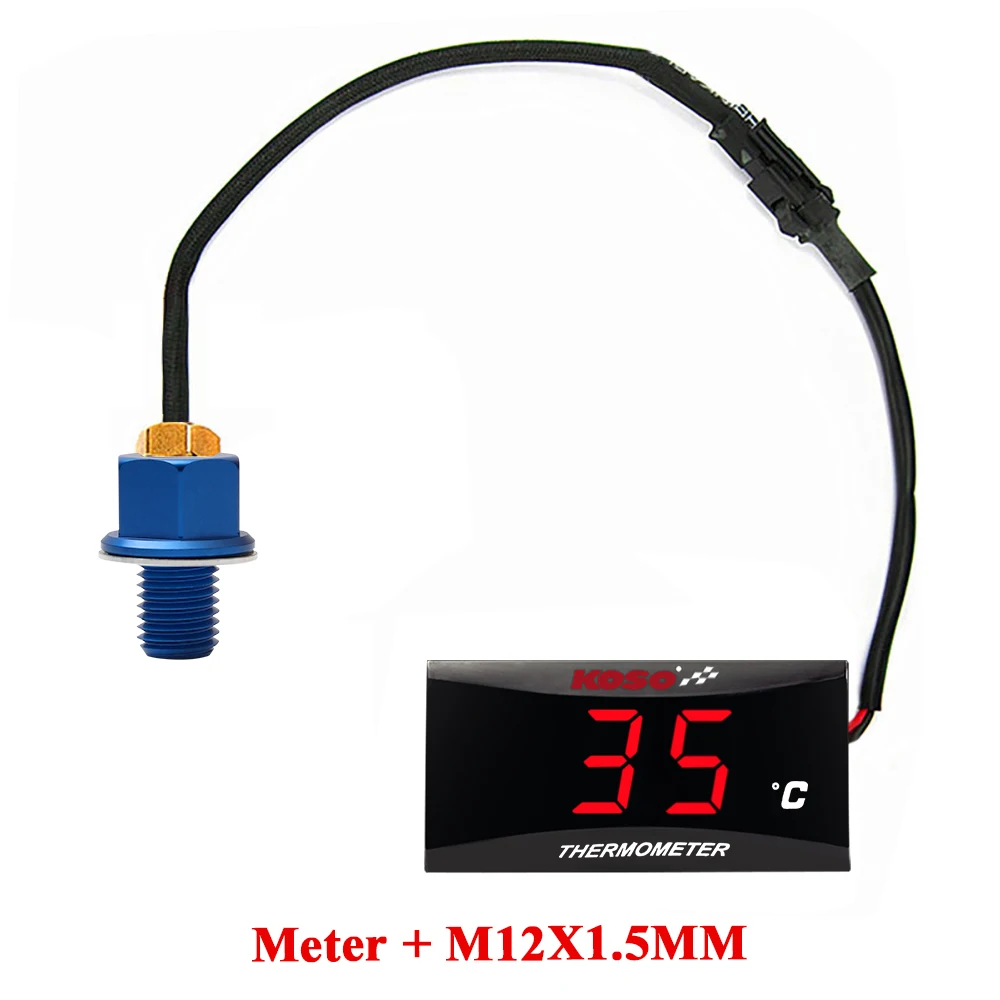 

Датчик температуры масла koso fonil oil для nmax125 XMAX250 300 NMAX CB400 CB500X, адаптер, термометр для скутера и гоночного мотоцикла