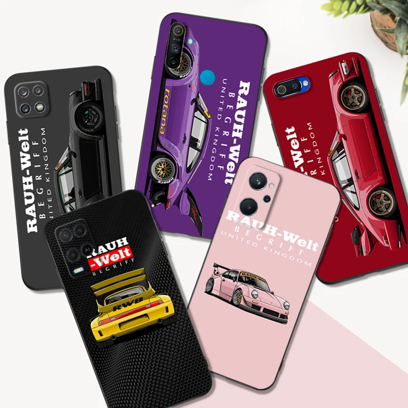 Φ для Realme 2 3 3i 5i Φ 6s 7i 6 7 8 8i pro 4g Φ cover jdm RWB 911 964 933 sports car