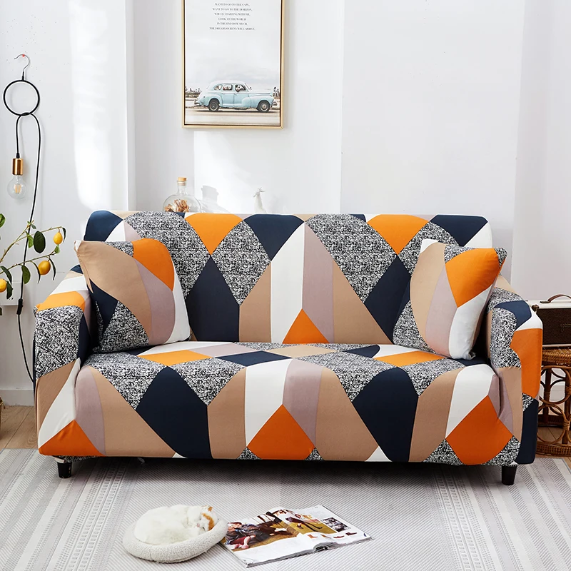 

Modern Elastic Sofa Slipcovers Spandex Sofa Cover for Living Room All-inclusive Sectional Couch Cover Chair Furniture Protector