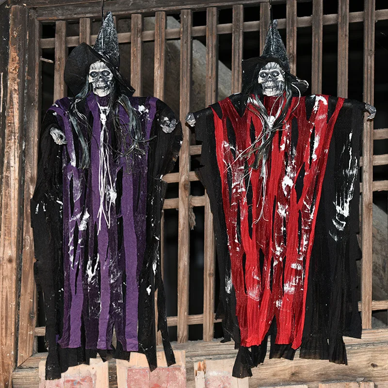 

Halloween Horror Props, Haunted House Decoration, Electric Toys, Sound, Glow, Voice-controlled Skull Ghost Head