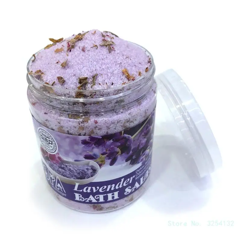 

Sea Salt Body Scrub Lavender Exfoliating Anti-Acne Whiten Brightening Moisturizer Deep Cleanser For Women