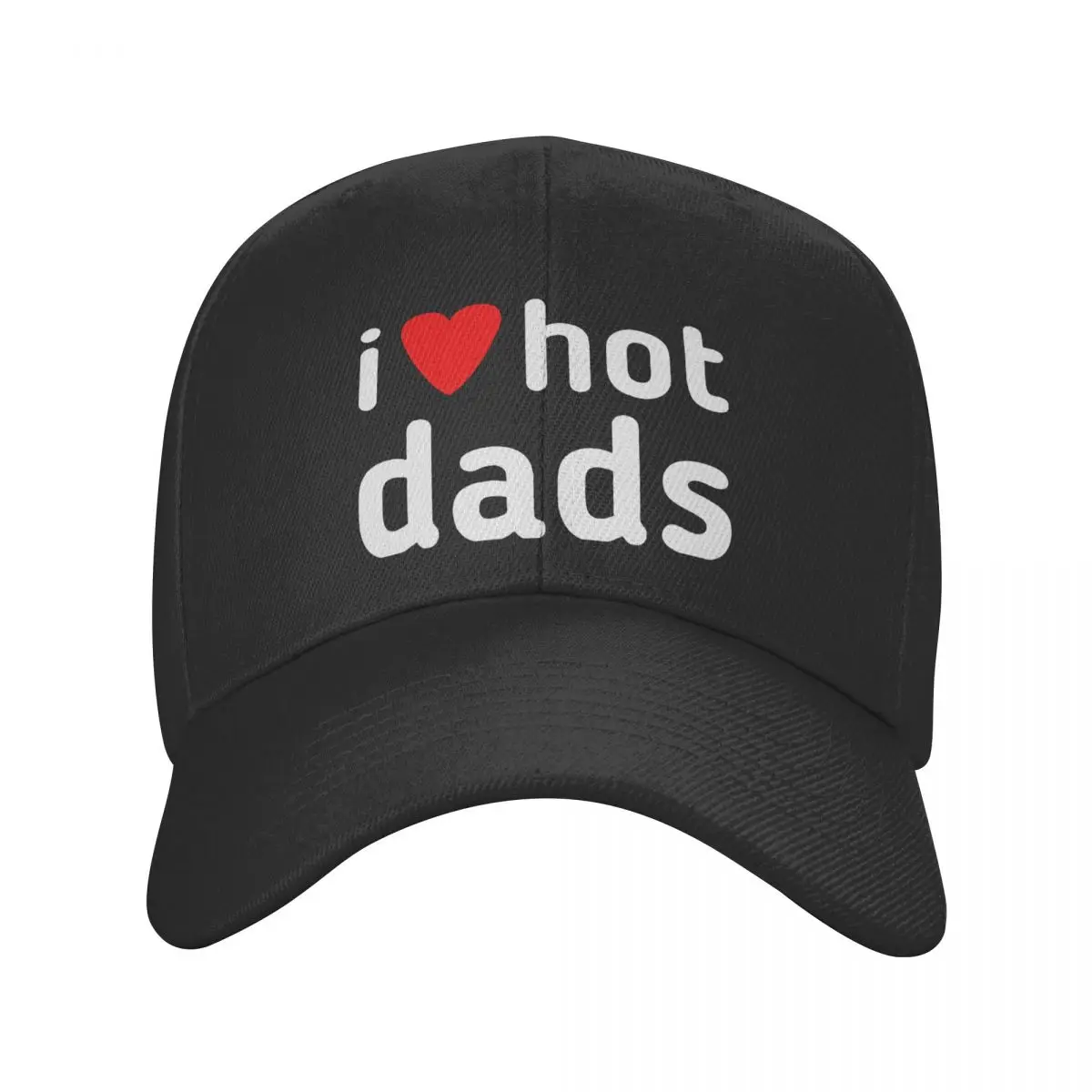 

Бейсболка с надписью «I Love Hot Dads» для мужчин и женщин, Кепка-тракер, Sarcastic Love, регулируемая, летняя
