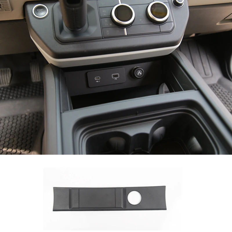 Для Land Rover Defender 90 110 2020 2021 центральная консоль оснащена USB-портом для зарядки