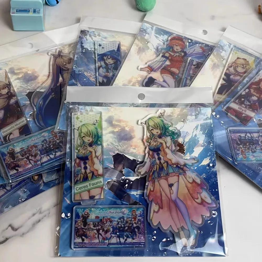 Японское аниме Hololive IRyS Ceres Fauna Takanashi Kiara Mori Calliope Nanashi Mumei большая акриловая