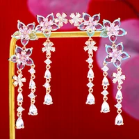 soramoore new boho charm ins style summer long pendant earrings for women bridal wedding party be original lady summer jewelry