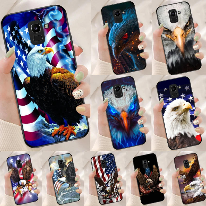 Чехол с американским орлом для Samsung Galaxy A8 A6 Plus 2018 J1 J3 J5 J7 2016 A3 A5 2017 A9 J4 J6 J8 чехол |