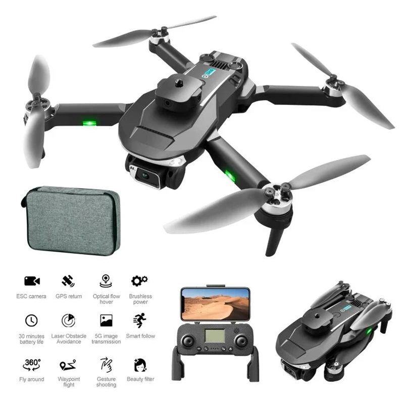 

New LU20 Rc Max Brushless 8K HD Dual Camera GPS Drone 360° Obstacle Avoidance 5G FPV WIFI Aerial Photography Aircraft Drone Gps