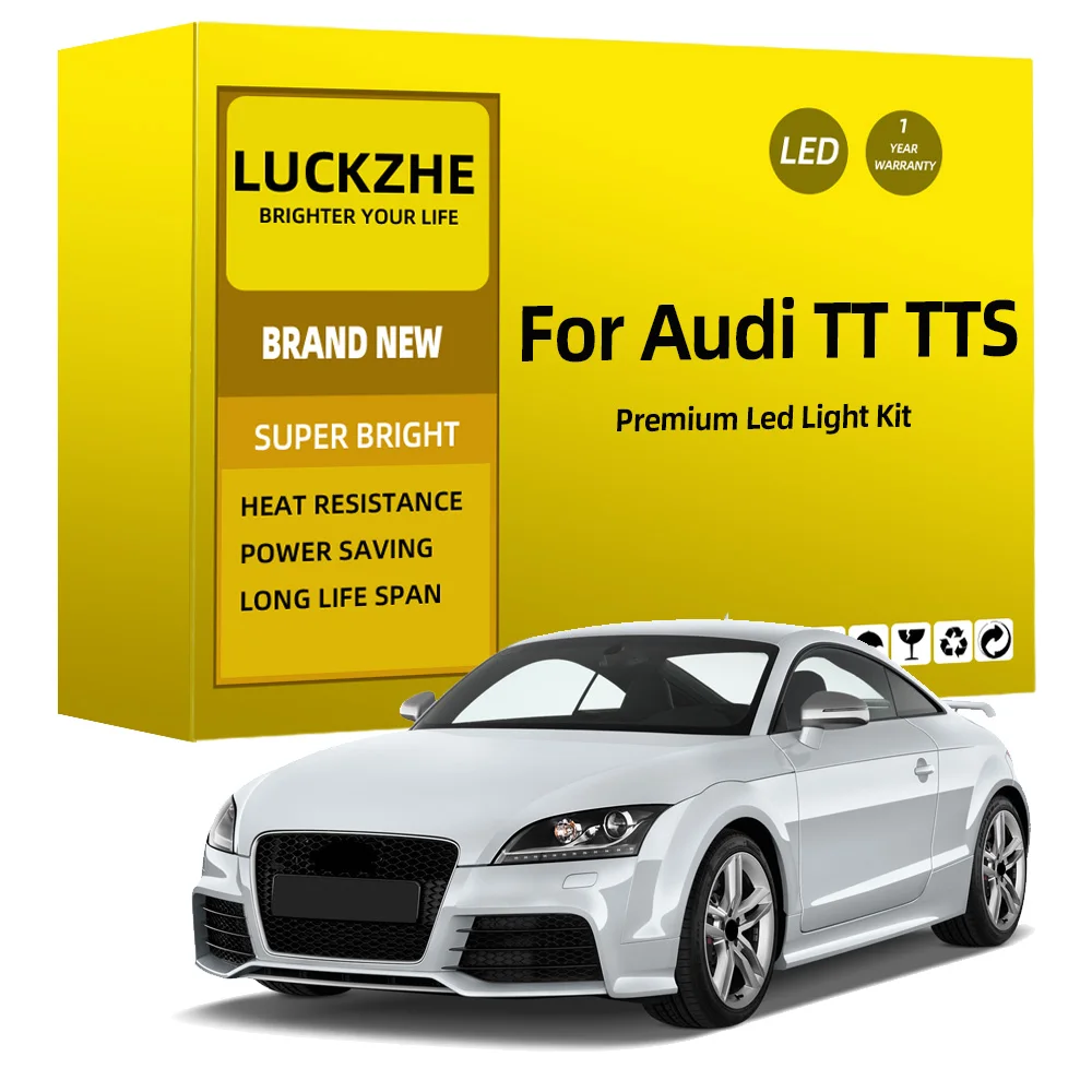 

Led Interior Light Kit Canbus For Audi TT TTS 8N 8J 8N3 8N9 8J3 8J9 Coupe Roadster 1999-2014 LED Bulbs Dome Trunk Lamp