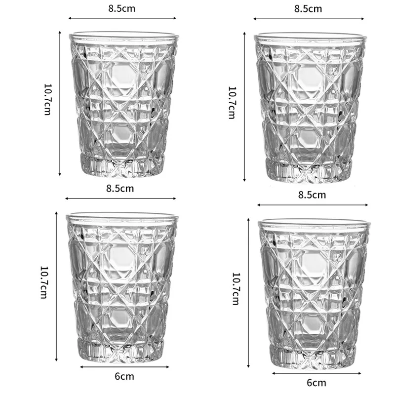 

Набор стеклянных стаканов для виски 4 шт.