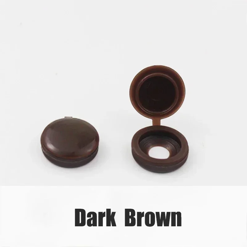 

5/100 шт., декоративные пластиковые колпачки для винтов