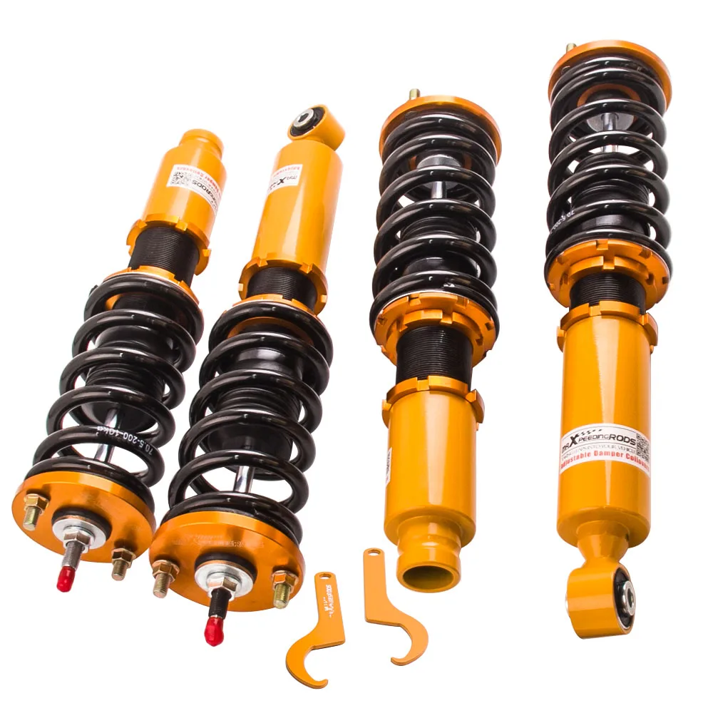 

Assembly Coilover Suspension Kits for Honda CR-V 1996-2001 Adj.Absorbers Shock Strut & Spring Coiloves Damper Top mount