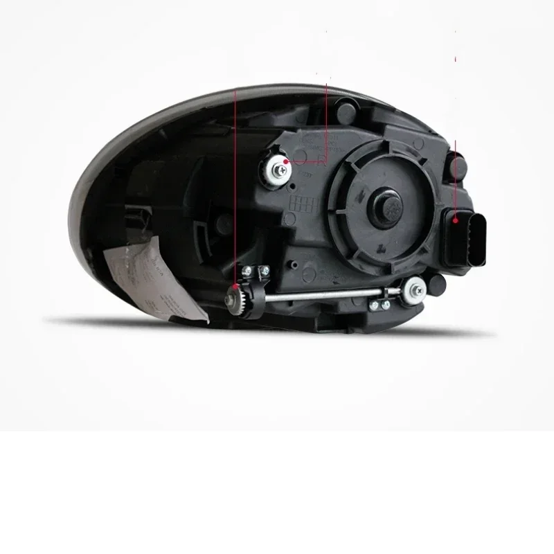 Фото Светодиодная фара в сборе для Volkswagen VW Beetle 13-19, модифицированная, в стиле Deluxe, с указателем поворота, дневными ходовыми огнями и габаритной лампой №2