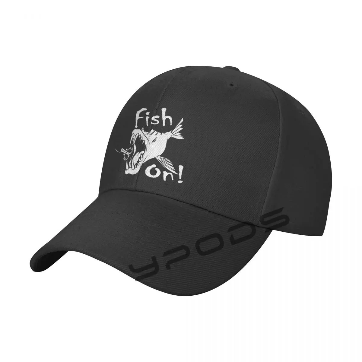 

Fishing Fish On Angry Bass Looking Left 1 Men's Classic Baseball Cap Adjustable Buckle Closure Dad Hat Sports Cap