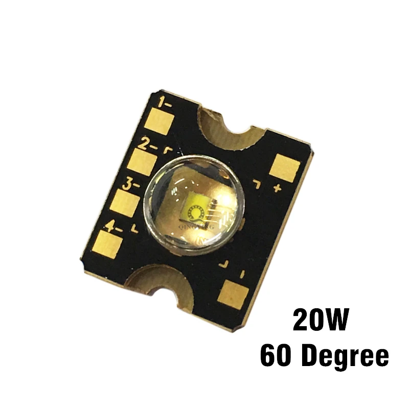 

Светодиодный чип QINGYING Stage Light Chip 20W-300W холодного белого цвета