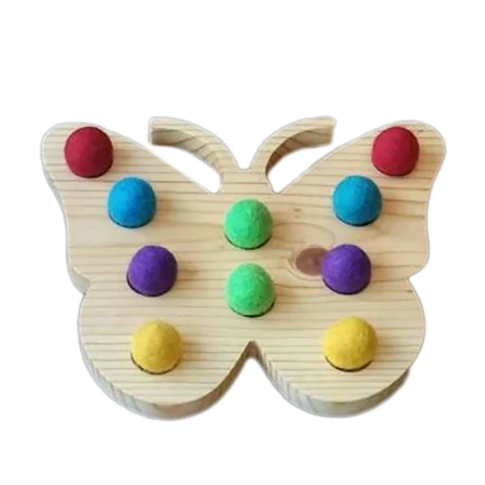 

Educational Wooden Toys for Baby Clouds Cognitive Digital Board Games Puzzle Matching Toys(C)