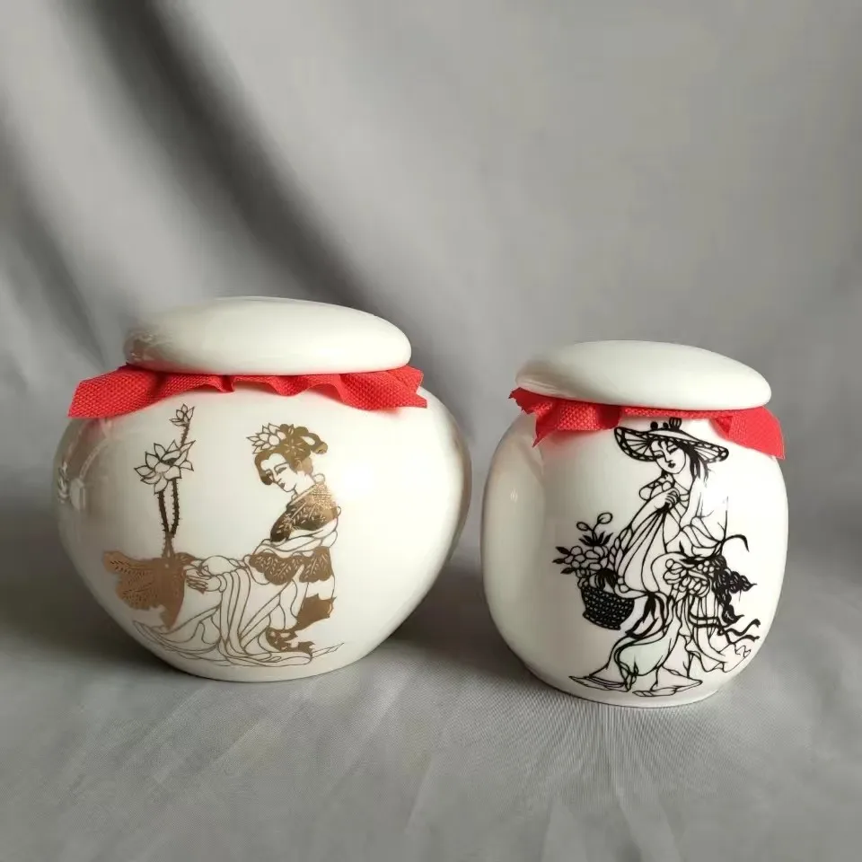 

Восемь Бессмертных пересекающих море Fengshui украшения, керамические горшки, золотые и черные, Taoist предметы, ритуальные реквизиты, расположение декора