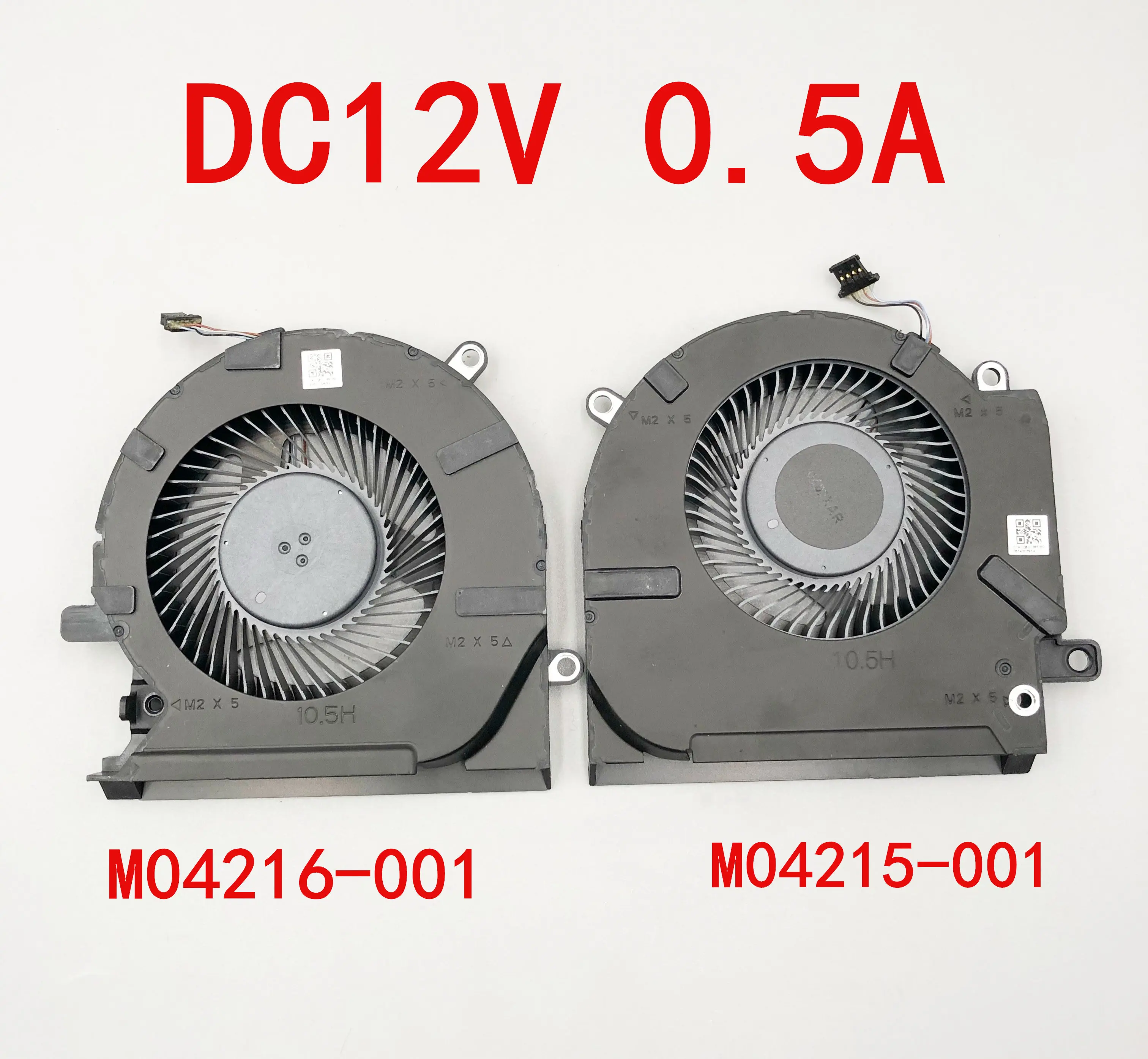 

12V CPU GPU Cooling Fan For HP OMEN 15-EK 15-en TPN-Q238 TPN-Q236 Fans Cooler Radiator M04216-001 ND8CC02-19j22 19j23 M04215-001