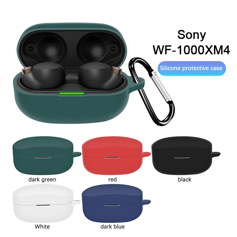 

Силиконовый защитный чехол для наушников SONY, противоударный чехол с крючком