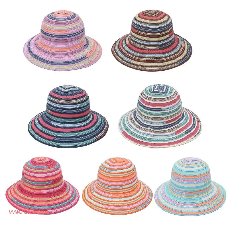 

Women Cotton Bucket Hat Ladies Outdoor Sports Fisherman for Travel Casual