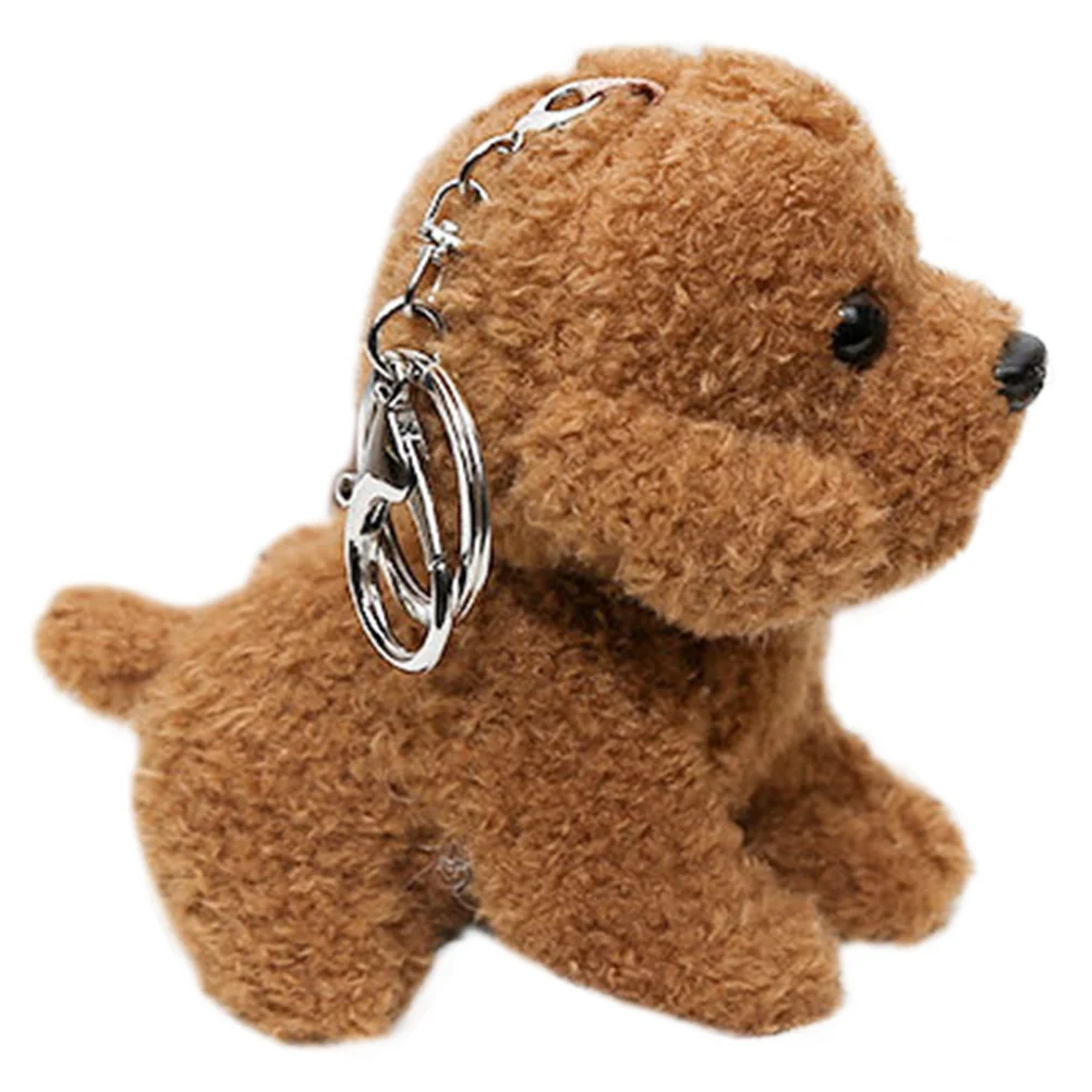 

6 Pcs Key Chain Wear-resistant Bulk Mini Toys Portable Bag Pendant Supplies Plush Stuffed Animals Keys Accessory Kawaii Lovely