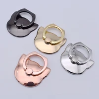 universal mobile phone finger ring holder cellphone portable cute cat holder for iphone 13 12 8 xs max huawei xiaomi mount stand