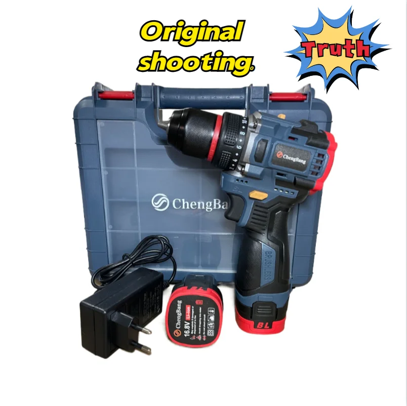 

Electric Drill Cordless Drill Handheld Drill Variable Speed Drill Grip Handle Drill Accessory Kit (Li-ion Battery Drill