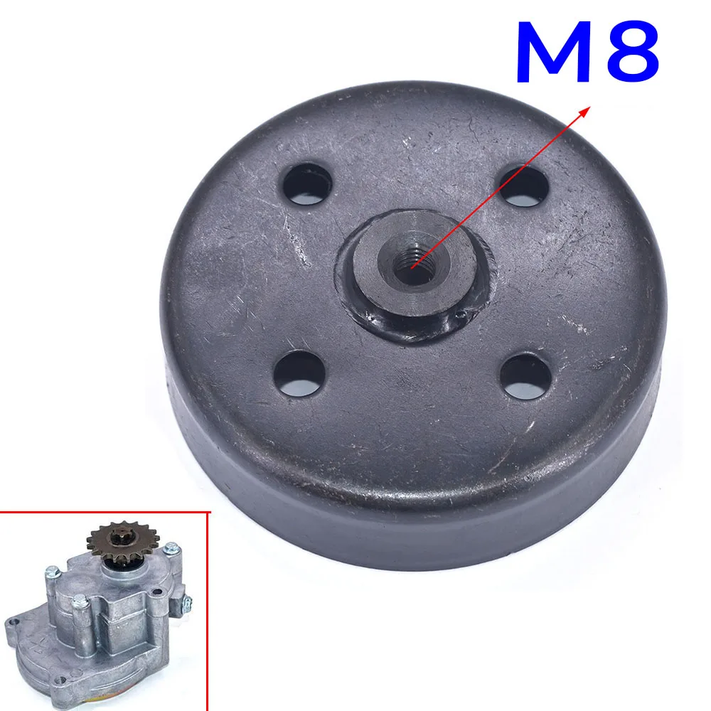

Барабан сцепления для коробки передач T8F 25H 6T 7T Звездочка подходит для карманного велосипеда 47cc 49cc Minimoto Quad ATV скутера Багги карт