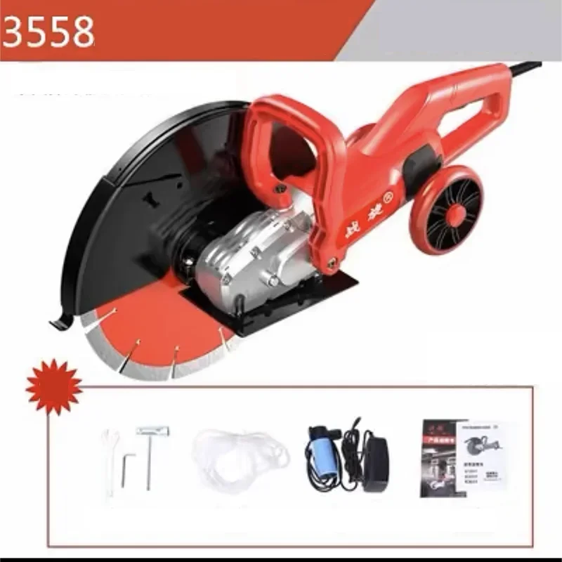 6800 Вт гидроэлектрический станок для резки бетона 130 мм + алмазная пила, многофункциональный станок для обработки канавок стен, электрическая канавочная машина