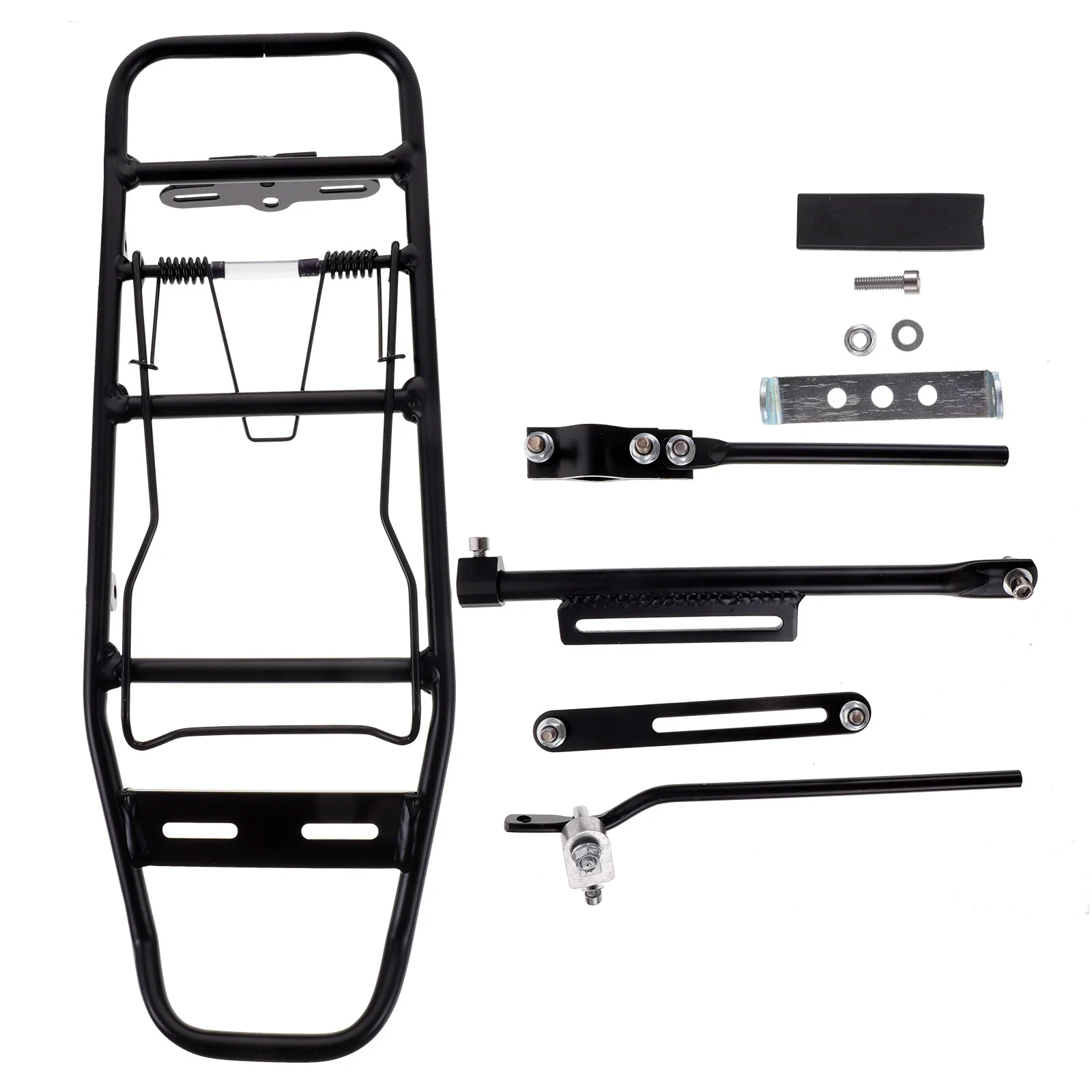 

Bike Carrier Rack Convenient Bike Rear Shelf Aluminum Alloy Back Stand Mountain Bike Cargo Rack for Outside Daily Use