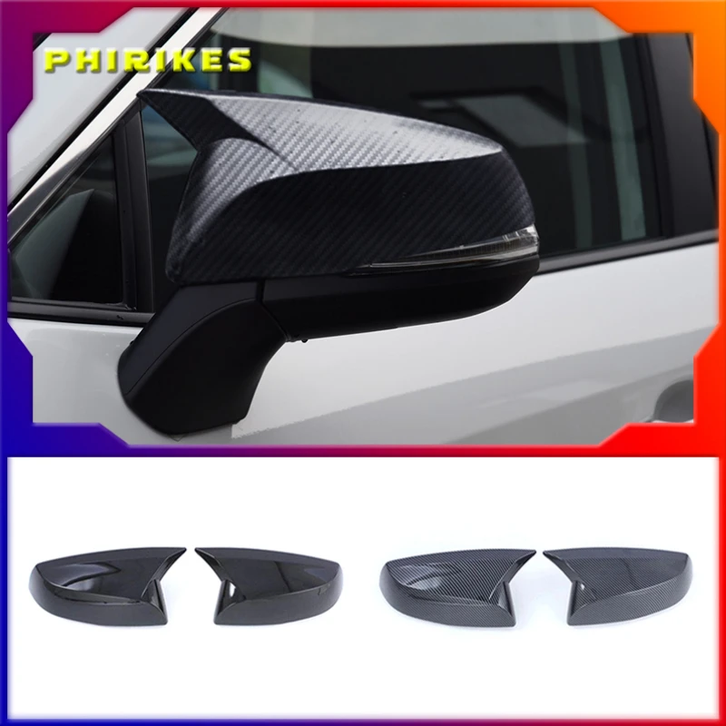 

For Toyota RAV4 2019 2020 2021 2022 Accessories Car Rearview Mirrors Cover Trim ABS Chrome Exterior Decoration Car Styling