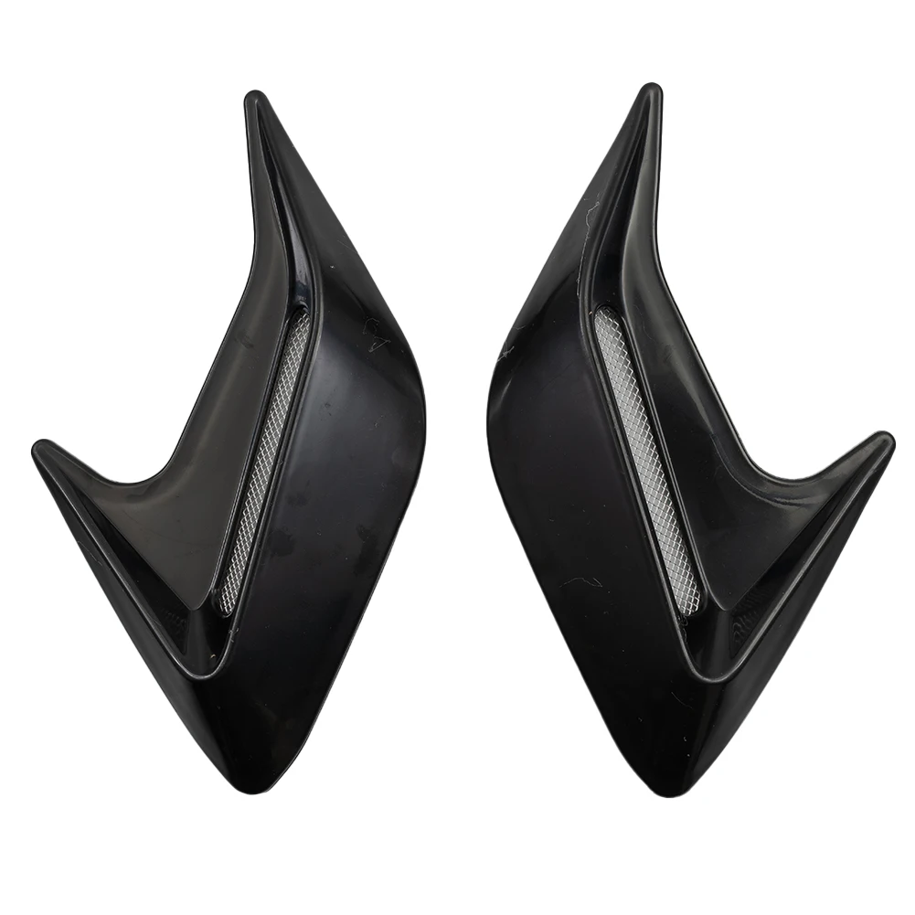 

Air Flow Inlet Air Vent Trims Inlet Sticker Garden Indoor 2 Pcs ABS Plastic Accessories Air Flow Black Decal Decor