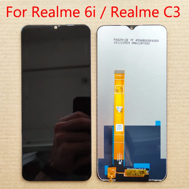 

Original 6.5 inch For Oppo Realme 6i RMX2040 LCD Display Touch Screen Digitizer Assembly Replacement For Realme C3 C3i RMX2027