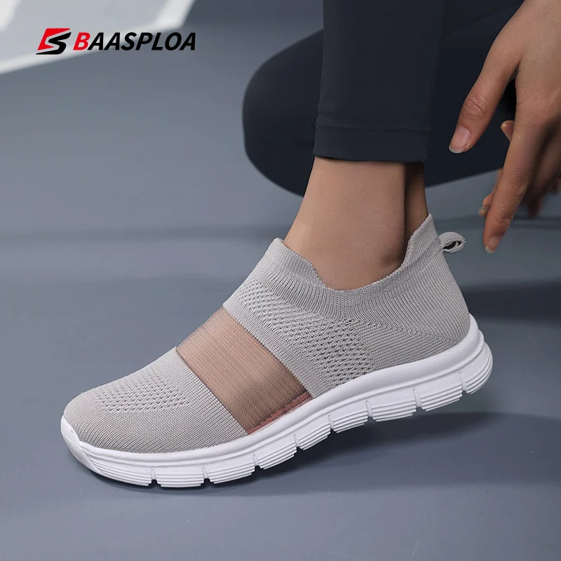 Летние Новые легкие кроссовки Baasploa Женская удобная повседневная обувь женские
