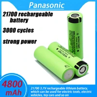 original panasonic ncr21700t 21700 4800mah 3 7v high capacity lithium rechargeable batteries cell for flashlight power bank toys