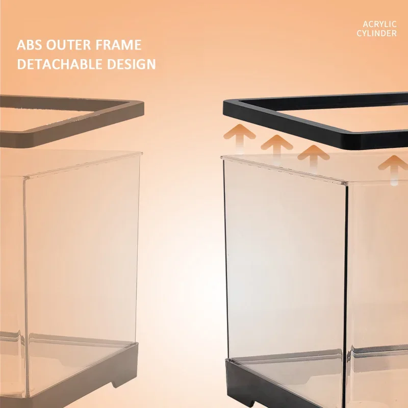 60 см Съемный аквариум экологический черепаха пейзаж циркуляция воды