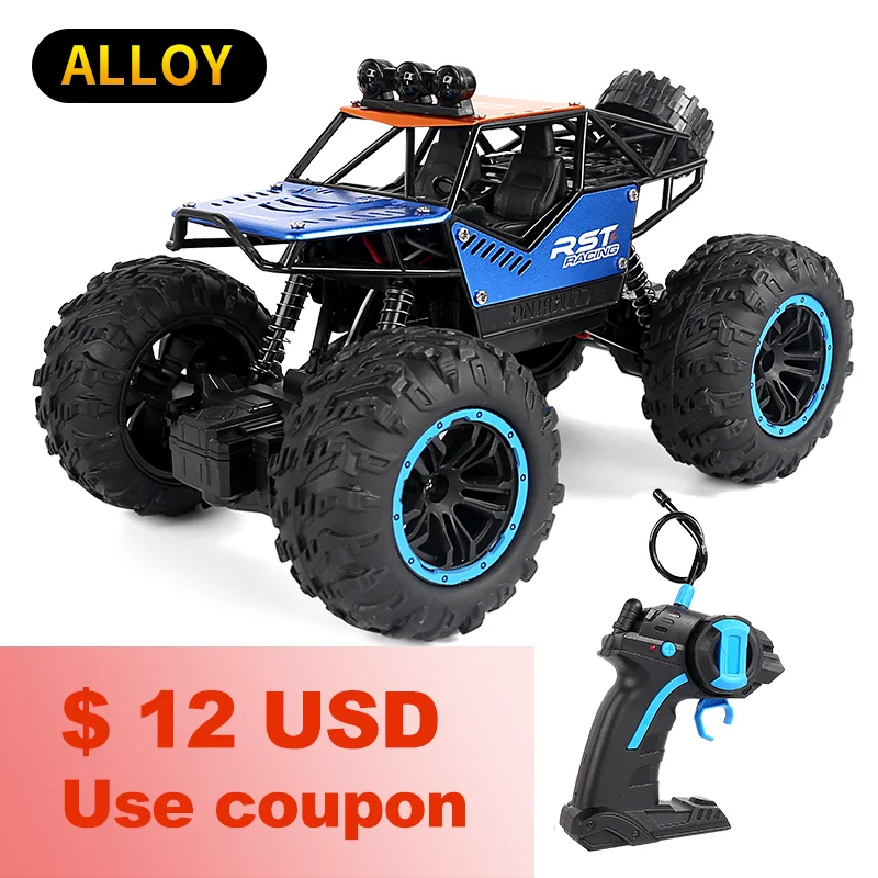 

Купон на $5 машина из сплава RC 20 км/ч 4WD высокоскоростной автомобиль с дистанционным управлением 2,4 ГГц электрическая игрушка монстр-Трак Баг...