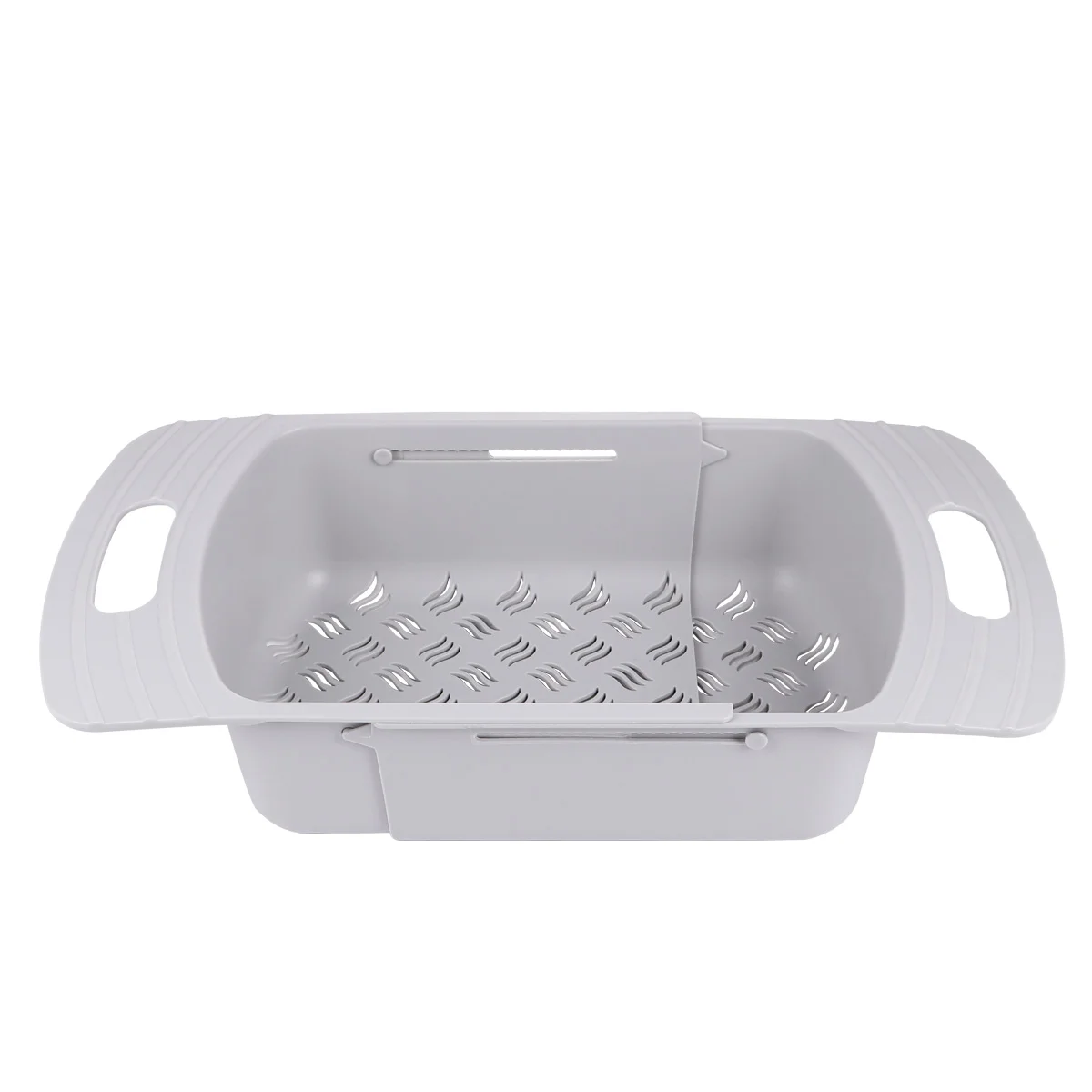 

Filter Tableware Drain Basket Sink Food Strainer Wire Fruit Plastic Telescopic Storage
